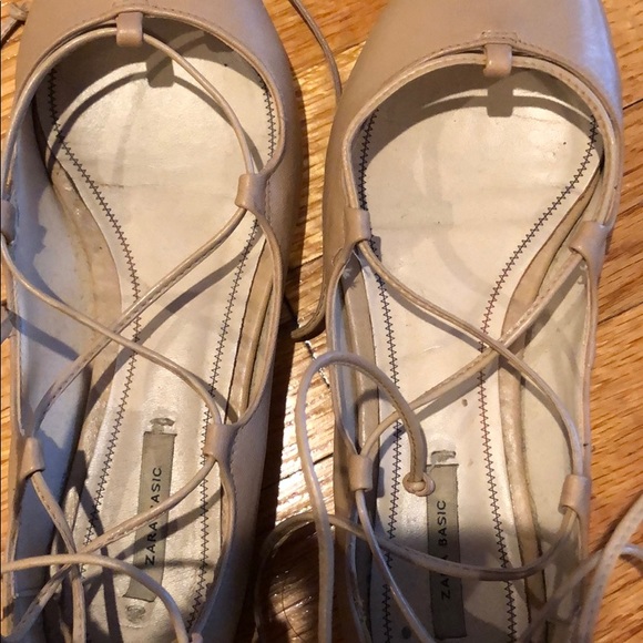 Zara Lace-up Flats - Picture 5 of 5